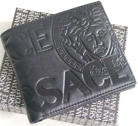 fake versace mens wallet|gianni versace wallet price.